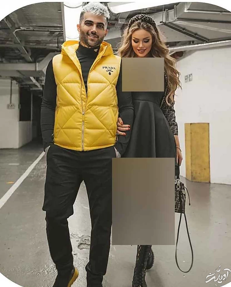 تصاویر جدید نیلی افشار دل پویان مختاری را آب کرد! - نامزد روسی زیباتر است یا نیلی !